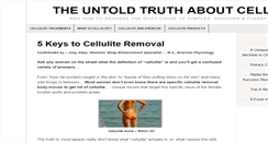 Desktop Screenshot of cellulitesolutiononline.com