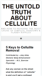 Mobile Screenshot of cellulitesolutiononline.com